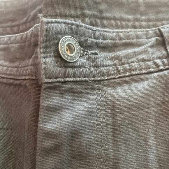 Prana Gray Flat Front Shorts Versatile Style - Picture 3 of 11